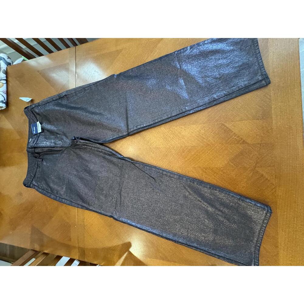 Womenswear Metallic Finish Pants Old Navy Womens 12 p-1-117